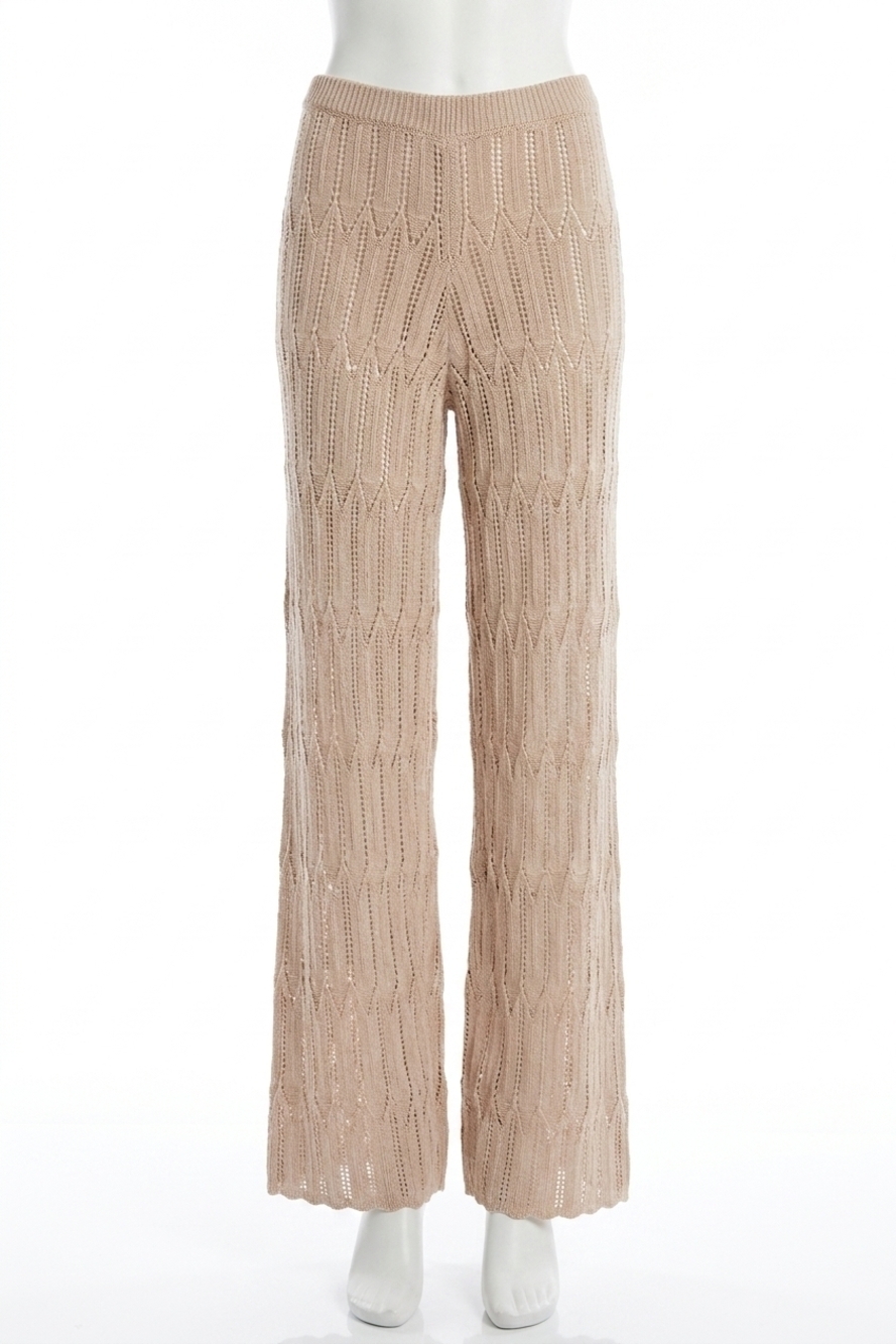 NEW WISHLIST crochet pants in natural
